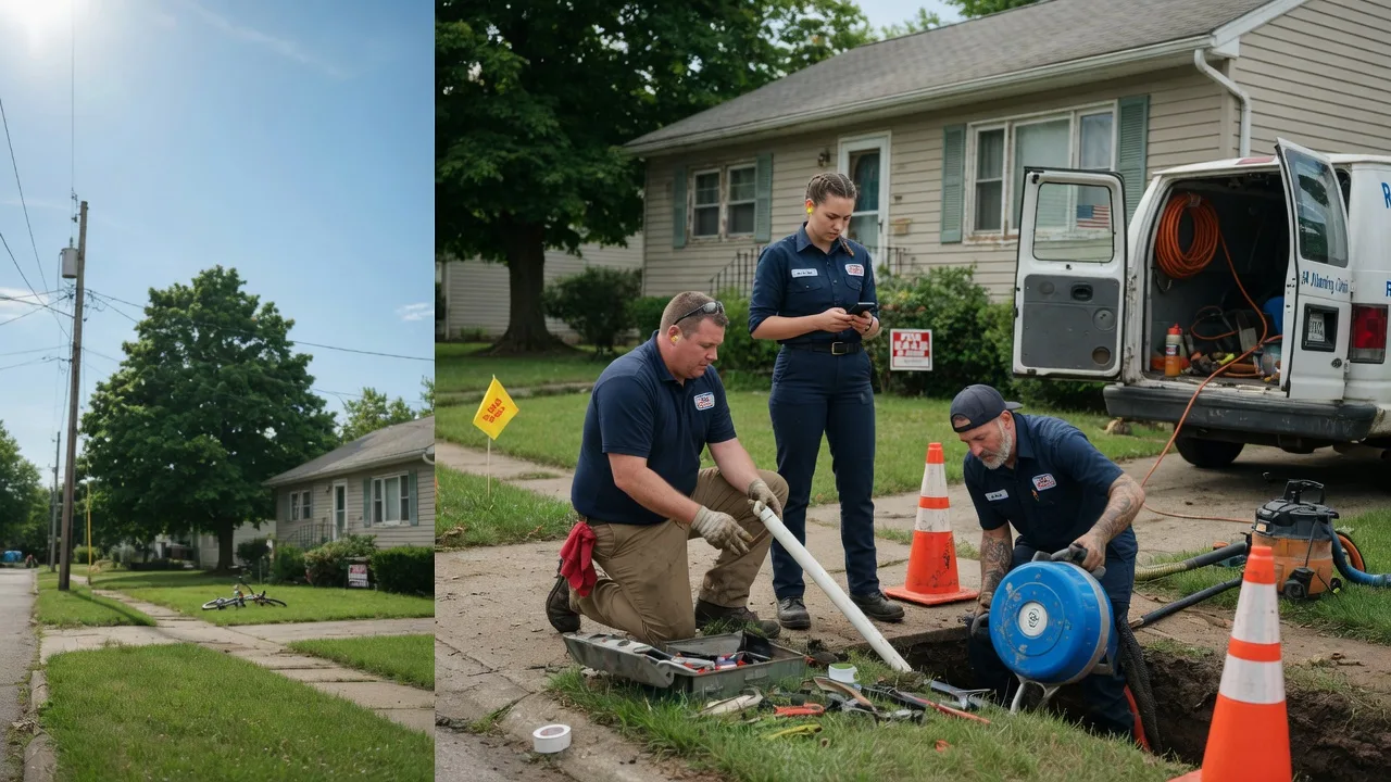 Sewer Line Repair in New Sharon, IA near me